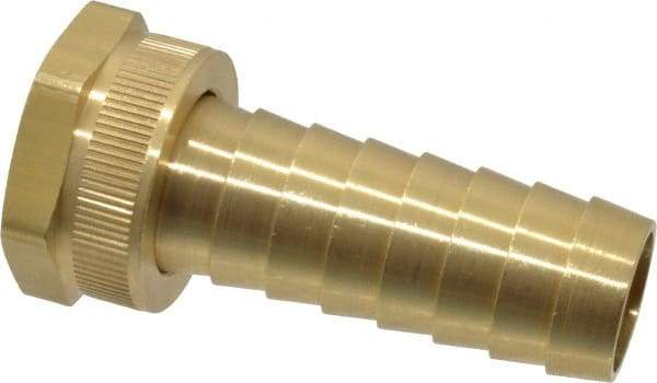 Dixon Valve & Coupling - 3/4 NH Garden Hose Fitting - Brass, Long Shank Female Swivel Connector - Caliber Tooling