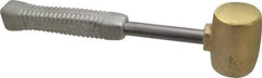 American Hammer - 5 Lb Head 2" Face Brass Head Hammer - 13-1/2" OAL, Aluminum Handle - Caliber Tooling