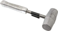 American Hammer - 7 Lb Head 2" Face Lead Alloy Nonmarring Lead Hammer - 13-1/2" OAL, Aluminum Handle - Caliber Tooling