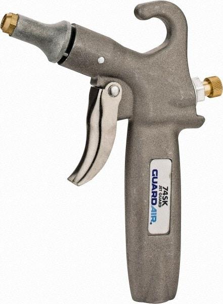 Guardair - 120 Max psi Standard Safety Pistol Grip Blow Gun - 1/4 NPT, Aluminum - Caliber Tooling