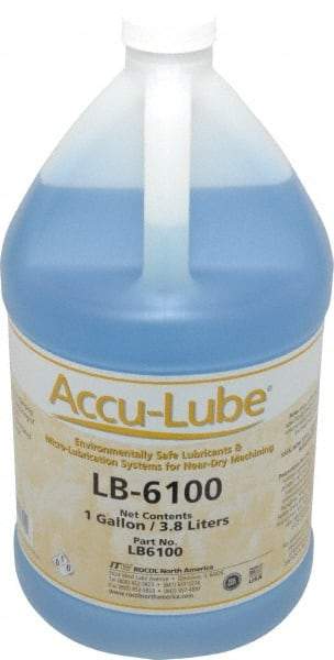 Accu-Lube - Accu-Lube LB-6100, 1 Gal Bottle Cutting & Sawing Fluid - Natural Ingredients, For Cutting, Drilling, Grinding, Milling, Punching, Stamping, Tapping - Caliber Tooling