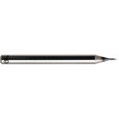 OSG - 0.08mm, 120° Point, Solid Carbide Micro Drill Bit - Caliber Tooling