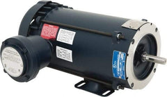 Leeson - 1 hp 1,800 Max RPM Explosion Proof Motor - 56C NEMA Frame, 230/460 Volts, 85.5% Efficiency at Full Load - Caliber Tooling