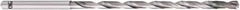 OSG - 7/32", 140° Point, Spiral Flute, Solid Carbide Taper Length Drill Bit - EgiAs Finish, 78mm Flute Length, 128mm OAL, Series 6530 - Caliber Tooling