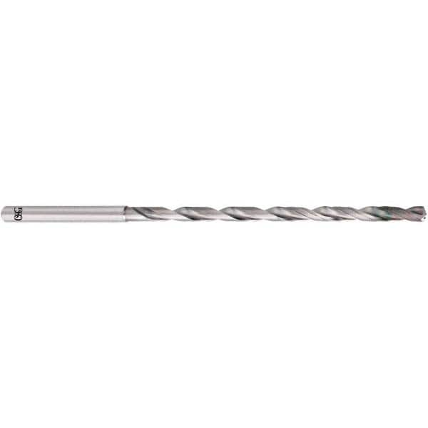 OSG - 5.6mm 140° Spiral Flute Solid Carbide Taper Length Drill Bit - Caliber Tooling