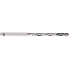 OSG - 5.6mm 140° Spiral Flute Solid Carbide Taper Length Drill Bit - Caliber Tooling