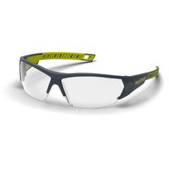 HexArmor - Safety Glasses; Type: Safety Glasses ; Lens Color Family: Clear ; Lens Color: Clear ; Lens Coating: Anti-Fog; Scratch Resistant ; Frame Style: Frameless ; Frame Color Family: Gray; Yellow - Exact Industrial Supply