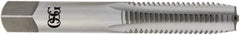 OSG - 3/4-10 UNC, H3, 4 Flute, Plug Chamfer, Bright Finish, High Speed Steel Hand STI Tap - 4-11/16" OAL, 2-7/32" Thread Length, 0.523" Square Size, 3B Class of Fit, Series 126 - Exact Industrial Supply