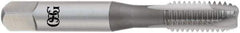 OSG - 1-12 UNF, H6, 4 Flutes, Plug Chamfer, Bright Finish, High Speed Steel Spiral Point STI Tap - 5-3/4" OAL, 1.021" Shank Diam, 2-9/16" Thread Length, 0.766" Square Size, 2B Class of Fit, Series 125 - Exact Industrial Supply