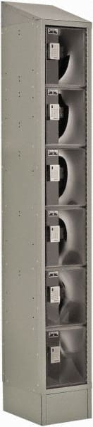 LockUp - 6 Door, 6 Tier, Electronic Access Lockers - Caliber Tooling