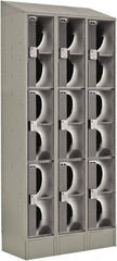 LockUp - 9 Door, 3 Tier, Electronic Access Lockers - Caliber Tooling