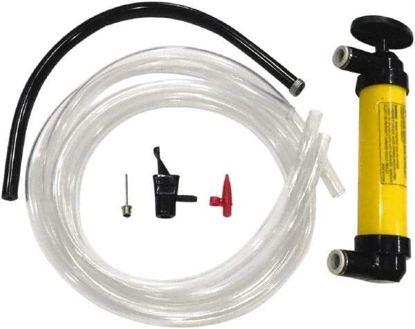 lumax - Oil & Fuel Lubrication 3 Gal/min Flow Polypropylene Lever Hand Pump - Use with Gasoline, Engine Oil & Oil-Based Fluids - Caliber Tooling