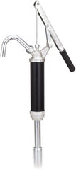 lumax - Oil Lubrication 0.10 Gal/Turn Flow Aluminum & Steel Lever Hand Pump - For 15 to 55 Gal Container - Caliber Tooling