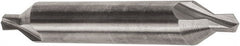 Precision Twist Drill - #2 Plain Cut 60° Incl Angle Solid Carbide Combo Drill & Countersink - Caliber Tooling