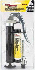 lumax - Rigid Pistol Grease Gun - 3 oz Capacity, 1/8 Thread Outlet, 66 Strokes per oz, Bulk & Cartridge Fill - Caliber Tooling