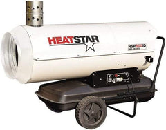 Heatstar - 285,000 BTU Rating, Kerosene/Diesel Indirect Fired Forced Air Heater - 7,125 Sq Ft Max Heating Area, 27.7 Gal Capacity, Fuel with Diesel, Kerosene, JP-8 & Jet8 - Caliber Tooling