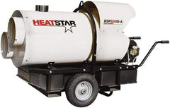 Heatstar - 400,000 BTU Rating, Kerosene/Diesel Indirect Fired Forced Air Heater - 10,000 Sq Ft Max Heating Area, 46 Gal Capacity, Fuel with Diesel, Kerosene, JP-8 & Jet8 - Caliber Tooling