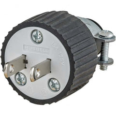 Hubbell Wiring Device-Kellems - Straight Blade Plugs & Connectors Connector Type: Plug Grade: Residential - Caliber Tooling