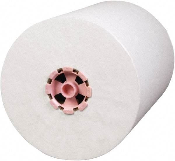 Scott - Hard Roll of 1 Ply White & Pink Paper Towels - 8" Wide, 580' Roll Length - Caliber Tooling