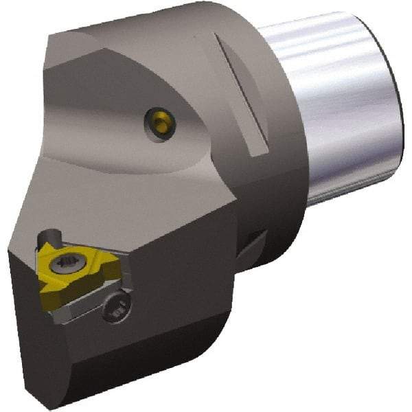 Kennametal - Insert Style LT16ER, 65mm Head Length, Right Hand Cut, External Modular Threading Cutting Unit Head - System Size PSC63, 45mm Center to Cutting Edge, Series PSC - Caliber Tooling