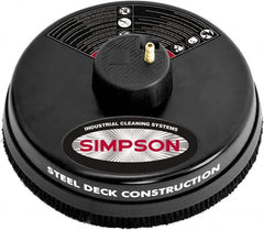 Simpson - 3,400 Max psi Fixed Pressure Washer Surface Cleaner - 15" Long, Metal, NPT - Caliber Tooling