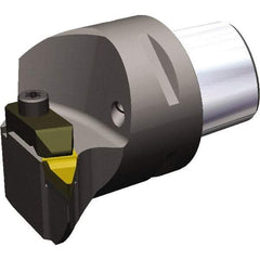 Kennametal - Right Hand Cut, Size PSC50, VC.. 1604 & VP..332 Insert Compatiblity, Internal Modular Turning & Profiling Cutting Unit Head - 35mm Ctr to Cutting Edge, 52mm Head Length, Through Coolant, Series Top Notch - Caliber Tooling