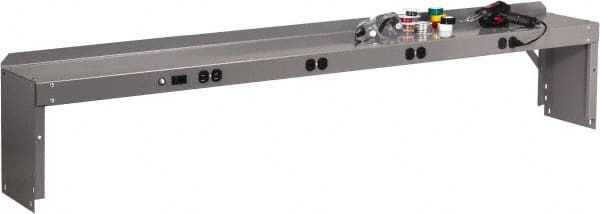 Tennsco - Steel Workbench & Workstation Riser - 10-1/2" Deep, Use with Tennsco Workbench - Caliber Tooling