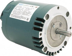 Leeson - 3/4 Max hp, 1,800 Max RPM, Premium Efficient Electric AC DC Motor - 230/460 V Input, Three Phase, 56C Frame, 5/8" Shaft Diam, C-Face Mount, ODP Enclosure - Caliber Tooling