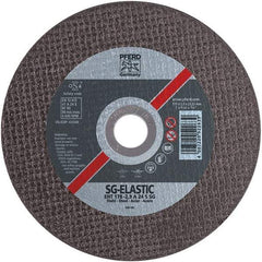 PFERD - 7" Aluminum Oxide Cutoff Wheel - 1/8" Thick, 7/8" Arbor, Use with Angle Grinders - Caliber Tooling