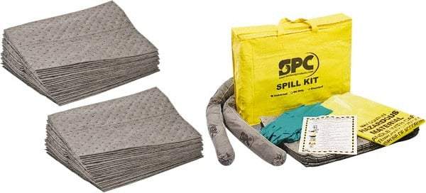 Brady SPC Sorbents - 44 Gal Capacity per Package, Universal Pad - 19" Long x 15" Wide, Polypropylene - Caliber Tooling