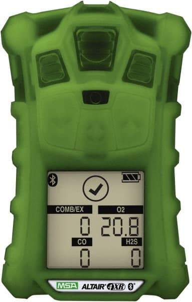 MSA - Audible, Vibration & Visual Alarm, LCD Display, Multi-Gas Detector - Monitors LEL & Oxygen - Caliber Tooling