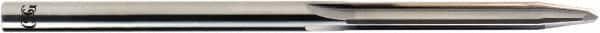 OSG - 0.1285" Reamer Diam, 1.262" Flute Length, Combo Drill & Reamer - 6" OAL, Right Hand Cut, Solid Carbide, Bright Finish - Caliber Tooling