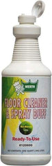 Werth Sanitary Supply - 1 Qt Plastic Bottle Floor Cleaner/Spray Buff - Use on All Types of Flooring - Caliber Tooling