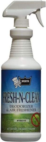 Werth Sanitary Supply - 1 Qt Bottle Odor Neutralizer - Liquid, Fresh Scent, Concentrated, Environmentally Safe - Caliber Tooling