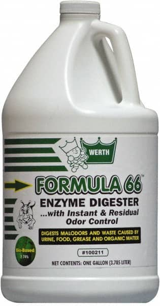 Werth Sanitary Supply - 1 Gal Bottle Odor Neutralizer - Liquid, Fresh Scent, Concentrated, Environmentally Safe - Caliber Tooling