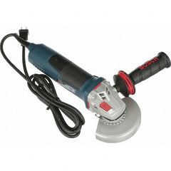 Bosch - 5" Wheel Diam, 11,500 RPM, Corded Angle & Disc Grinder - 5/8-11 Spindle, 120 Volts, 13 Amps - Caliber Tooling