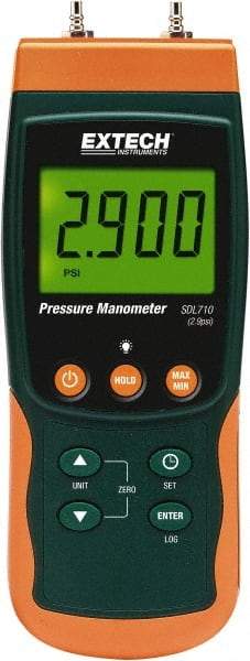 Extech - Differential Pressure Gauges & Switches Type: Differential Pressure Manometer Maximum Pressure (psi): 2.90 - Caliber Tooling