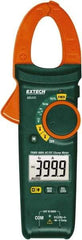 Extech - MA445, CAT III, Digital True RMS Auto Ranging Clamp Meter with Clamp On Jaws - 600 VAC/VDC, 400 AC/DC Amps, Measures Voltage, Capacitance, Continuity, Current, Frequency, Resistance, Temperature - Caliber Tooling