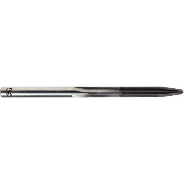 Die Drill Bit: 1/4″ Dia, 118 °, Solid Carbide Diamond Finish, 2.465″ Flute Length, 6″ OAL