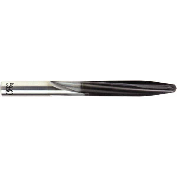 OSG - #2, 0.2215", 130° Point, Solid Carbide Straight Flute Drill Bit - Caliber Tooling