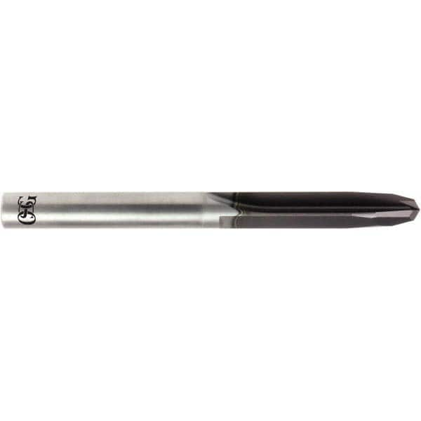 Die Drill Bit: 0.1615″ Dia, 120 °, Solid Carbide Diamond Finish, 1″ Flute, 3″ OAL