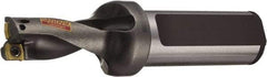 Sandvik Coromant - 1.771" Max Drill Depth, 2xD, 0.812" Diam, Indexable Insert Drill - 2 Inserts, 1" Shank Diam, Flange Shank - Caliber Tooling