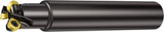 Sandvik Coromant - 32mm Cutting Diam, 5mm Max Depth of Cut, 32mm Diam Cylindrical Shank, Indexable Copy End Mill - Screw Holding Method, 600-1045 Insert Style, 600..Axx Toolholder, Through Coolant - Caliber Tooling