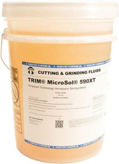 Master Fluid Solutions - Trim MicroSol 590XT, 5 Gal Pail Cutting Fluid - Semisynthetic, For Inconel\xAE Machining - Caliber Tooling