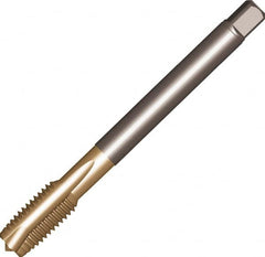 Sandvik Coromant - M16x2.00 Metric, 3 Flute, AlCrN Finish, High Speed Steel Spiral Point Tap - Plug Chamfer, Right Hand Thread, 110mm OAL, 23.1mm Thread Length, 12.19mm Shank Diam, 6H Class of Fit, Series CoroTap 200 - Exact Industrial Supply