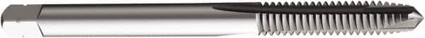 Sandvik Coromant - #4-40 UNC, 3 Flute, TiCN Finish, High Speed Steel Spiral Point Tap - Plug Chamfer, Right Hand Thread, 57.4mm OAL, 14.2mm Thread Length, 3.58mm Shank Diam, 3BX Class of Fit, Series CoroTap 200 - Exact Industrial Supply