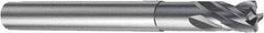 Sandvik Coromant - 10mm, 4 Flute, Solid Carbide, 0.5mm Corner Chamfer End Mill - 100mm OAL, 30° Helix, Right Hand Flute, 10mm LOC, Right Hand Cut - Caliber Tooling