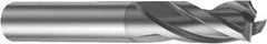 Sandvik Coromant - 3mm, 3 Flute, Solid Carbide, Corner Radius End Mill - 57mm OAL, 30° Helix, Right Hand Flute, 12.5mm LOC, Right Hand Cut - Caliber Tooling