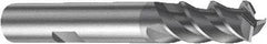 Sandvik Coromant - 12mm, 3 Flute, Solid Carbide, Corner Radius End Mill - 83mm OAL, 45° Helix, Right Hand Flute, 22mm LOC, Right Hand Cut - Caliber Tooling