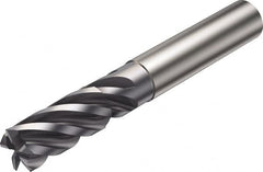 Sandvik Coromant - 12mm, 5 Flute, Single End, Solid Carbide, Corner Chamfer End Mill - 83mm OAL, Right Hand Flute, 26mm LOC, Right Hand Cut - Caliber Tooling